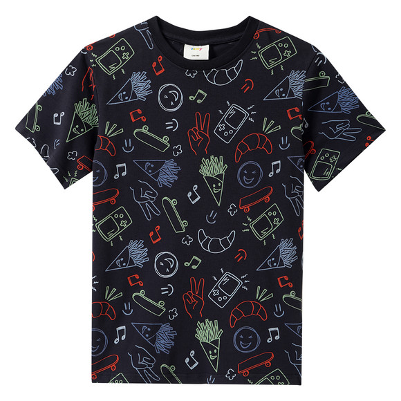 3 Jungen T-Shirts mit Prints