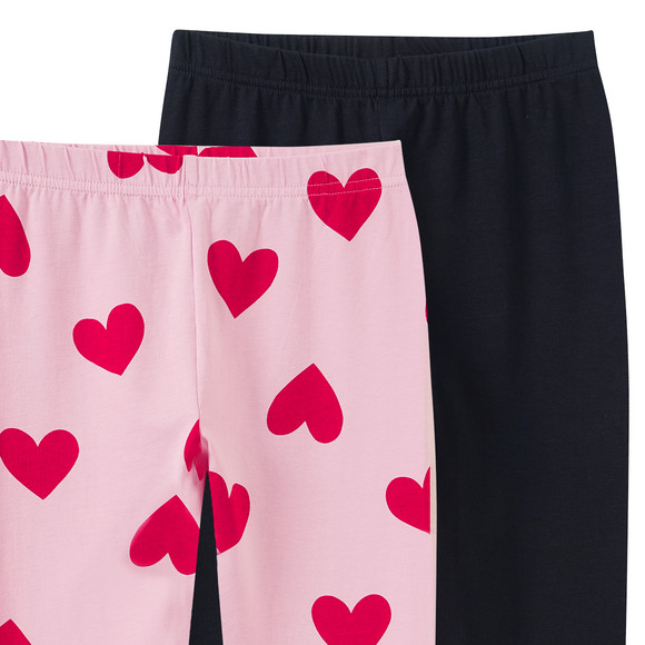 2 meisjesleggings in set