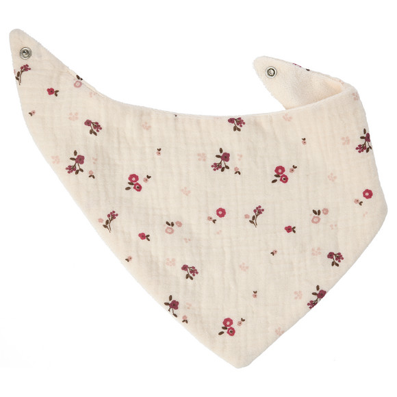 Baby mousseline bandana met badstof binnenin