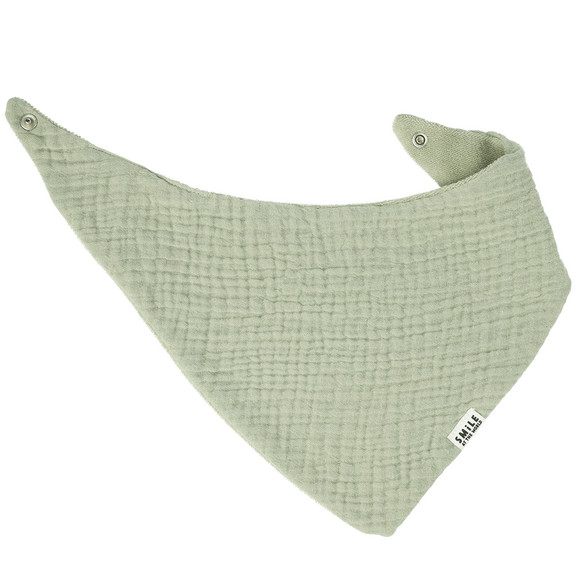 Baby mousseline bandana met badstof binnenin