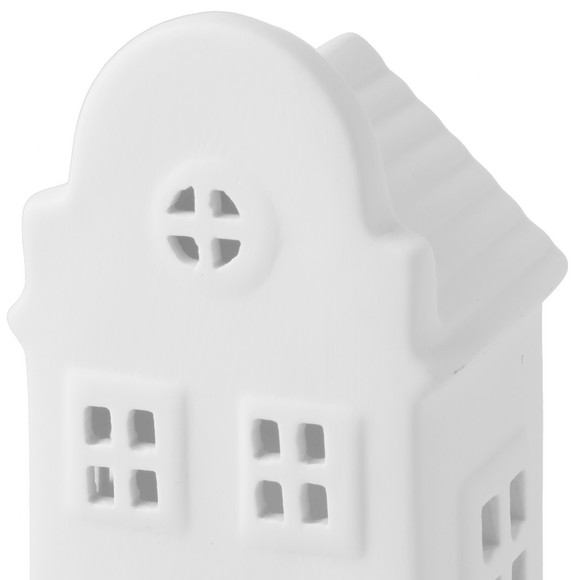 Großes LED-Deko-Haus aus Porzellan