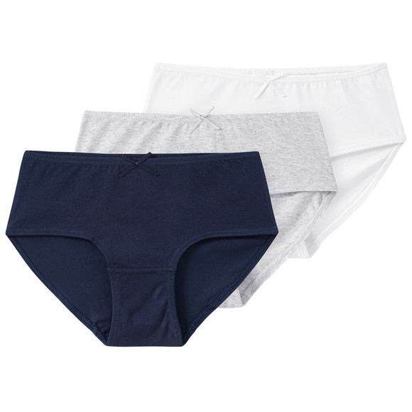 3 Mädchen Pantys in Unifarben