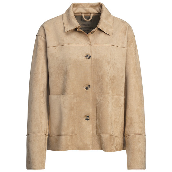 Damen Blazer in Leder-Optik