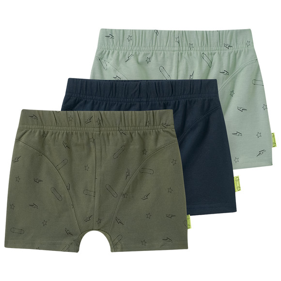 3 Jungen Boxer in verschiedenen Farben