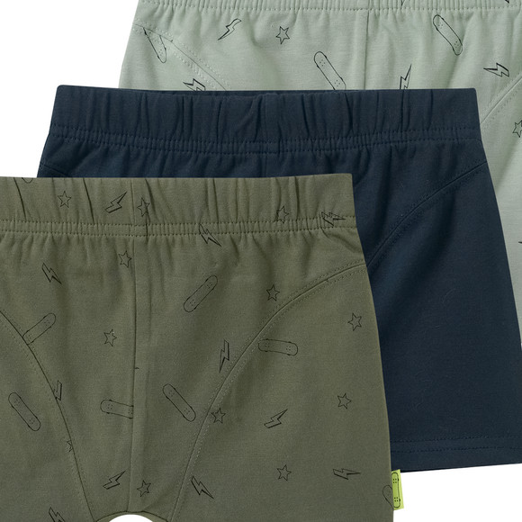 3 Jungen Boxer in verschiedenen Farben