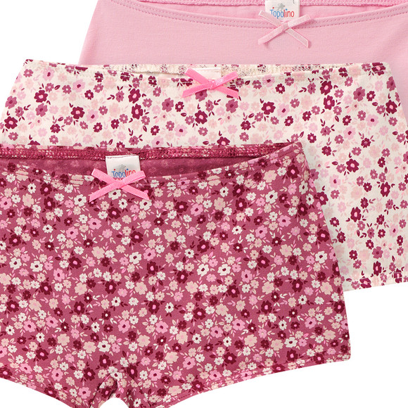3 Mädchen Pantys in verschiedenen Dessins
