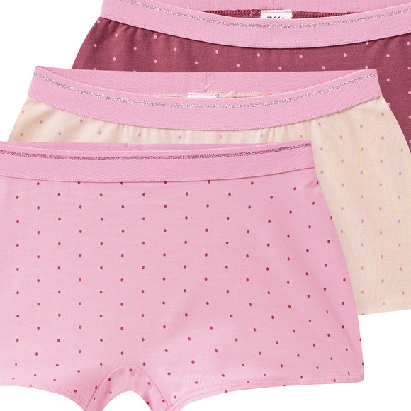 3 Mädchen Pantys in verschiedenen Dessins