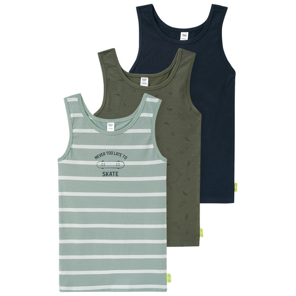 3 Jungen Unterhemden im Set