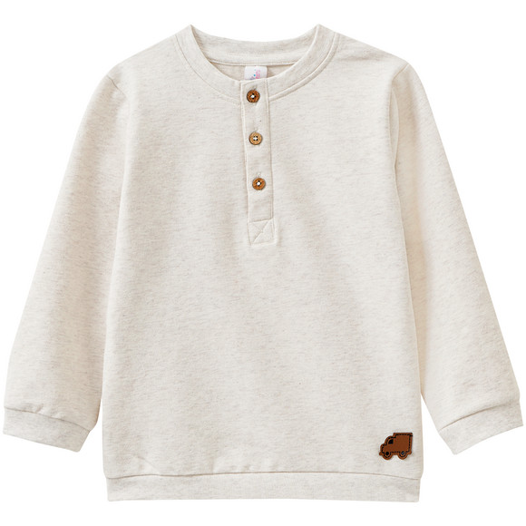 Baby Sweatshirt mit Knopfleiste