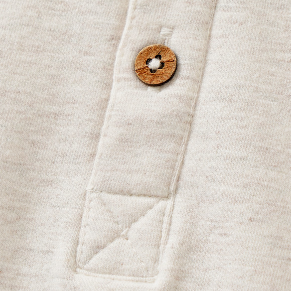 Baby Sweatshirt mit Knopfleiste