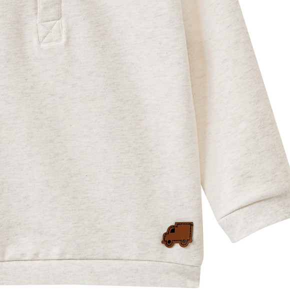 Baby Sweatshirt mit Knopfleiste