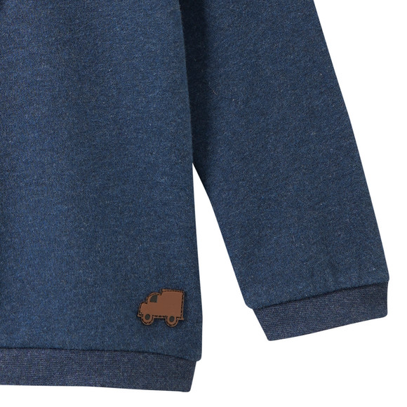 Baby Sweatshirt mit Knopfleiste