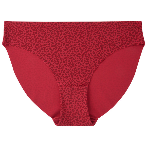 Damen Seamless-Slip mit Herzen allover