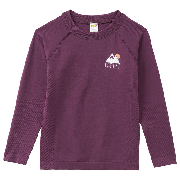 Thermoshirt voor meisjes met Seamless-look