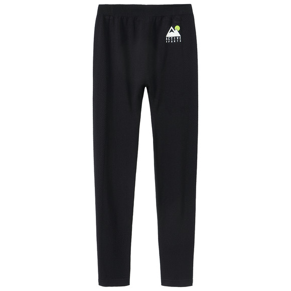 Kinder Thermo-Leggings in Seamless-Optik