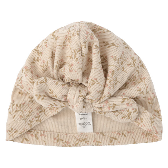 Babymuts met ribstructuur
