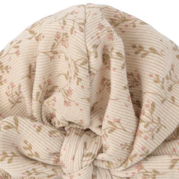 Babymuts met ribstructuur