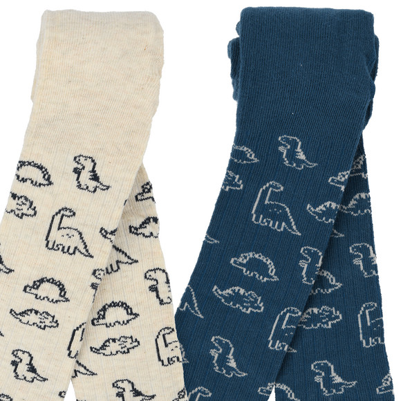 2 Baby Strumpfhosen mit Dino Motiven
