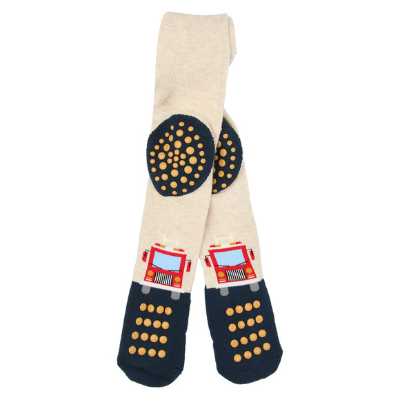 Baby Krabbelstrumpfhose mit Feuerwehr-Motiv
