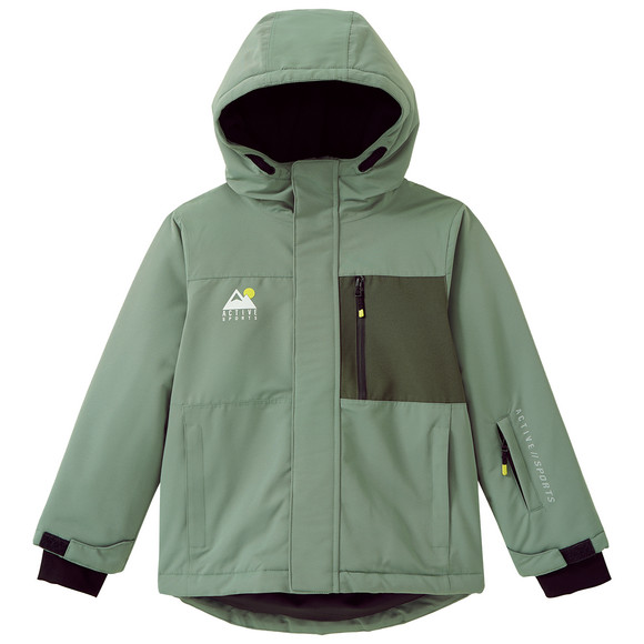 Kinder Schneejacke in Unifarben