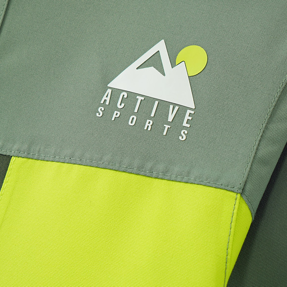Sneeuwjas voor kinderen met colour blocking