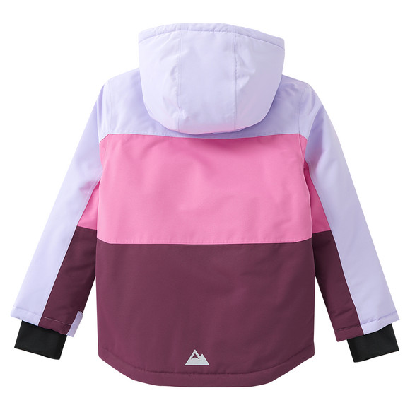Mädchen Schneejacke mit Farbteilern