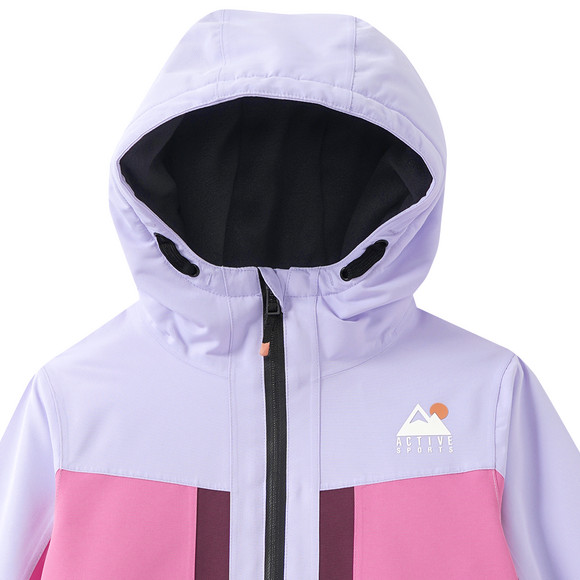 Mädchen Schneejacke mit Farbteilern
