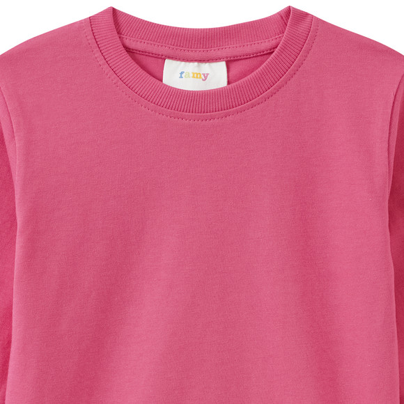 Mädchen Langarmshirt im Basic-Look