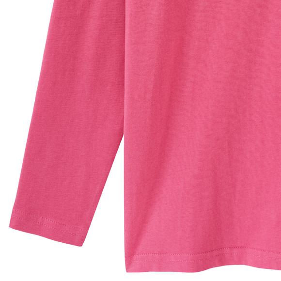Mädchen Langarmshirt im Basic-Look