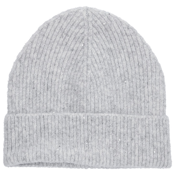 Damesmuts gebreid met effectgaren