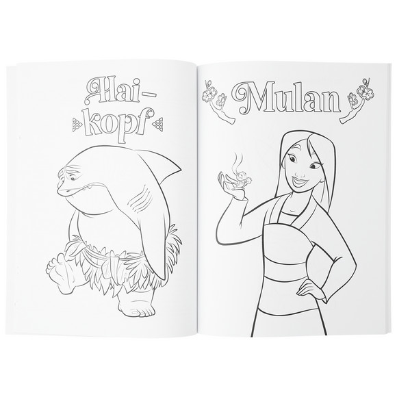 Disney Prinzessin Malbuch mit 64 Seiten