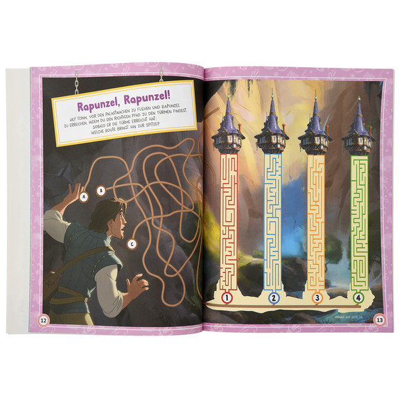 Disney Prinzessin Stickerspaß mit 24 Seiten