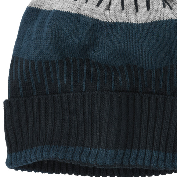 Jungen Strickmütze mit grafischem Muster
