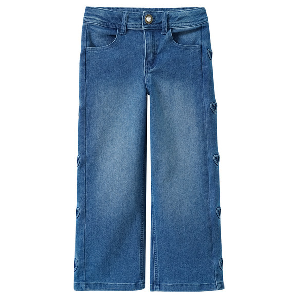 Mädchen Jeans mit geprägten Herzen
