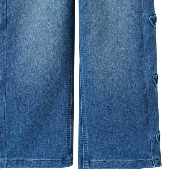 Mädchen Jeans mit geprägten Herzen