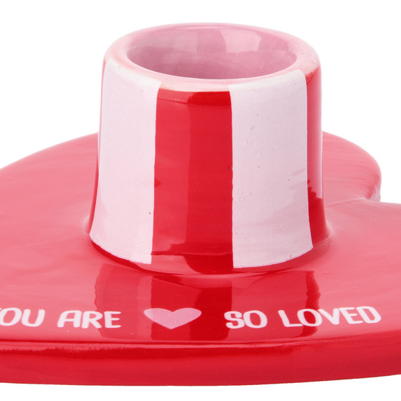 Kerzenständer in Herz-Form