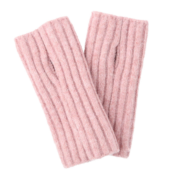 Dames gebreide manchetten roze