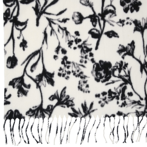 Damen Winterschal mit Fransen