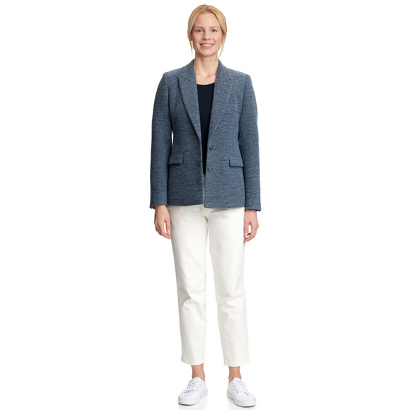 Damen Blazer in Bouclé-Optik