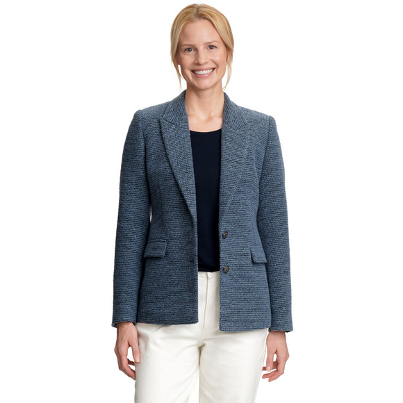 Damen Blazer in Bouclé-Optik