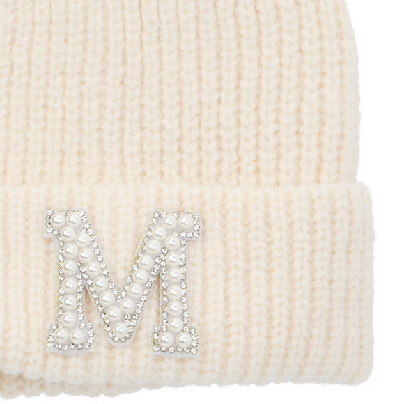 Mädchen Strickmütze mit Glitzer-Applikation