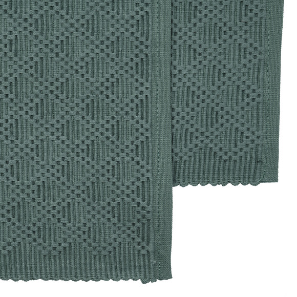 2 Platzsets mit Ripp-Struktur