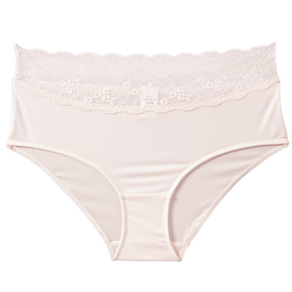 2 Damen Pantys mit Spitzenbund