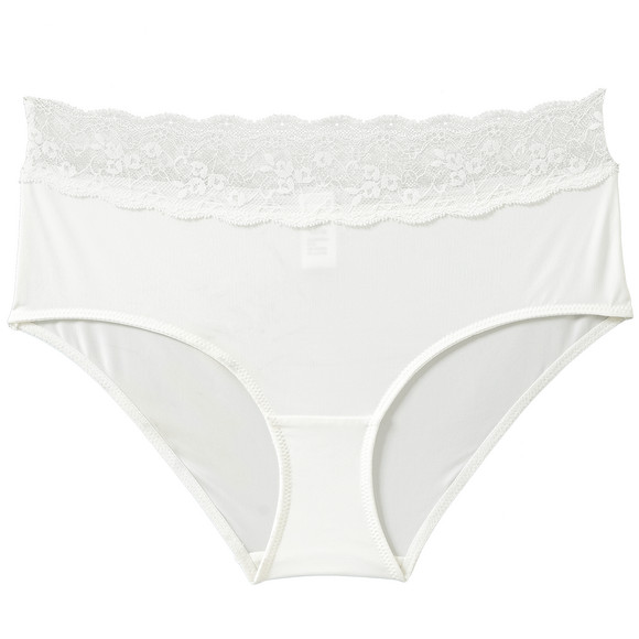 2 Damen Pantys mit Spitzenbund