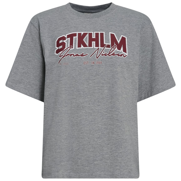 Damen T-Shirt mit Brust-Print