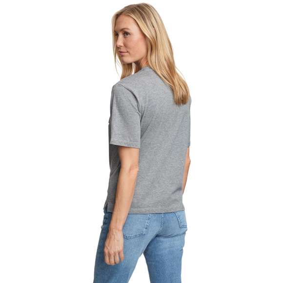 Damen T-Shirt mit Brust-Print