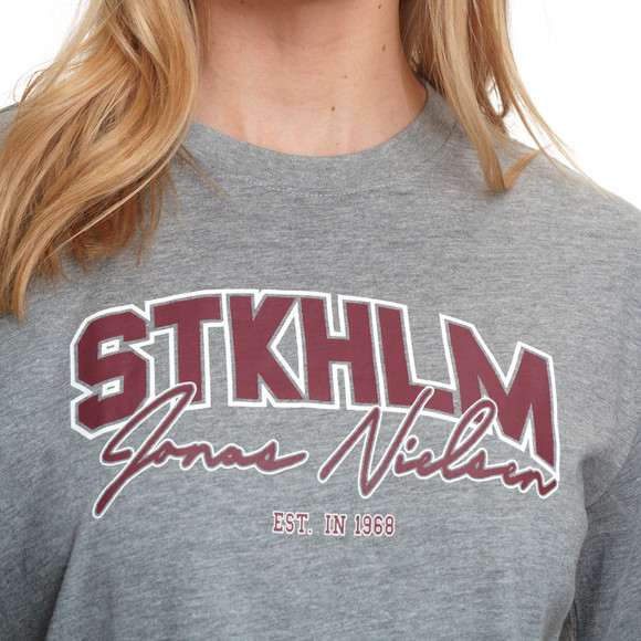 Damen T-Shirt mit Brust-Print