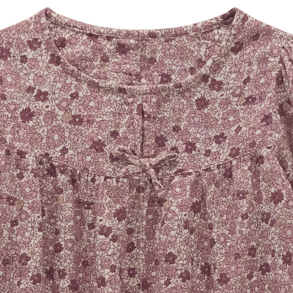 Mädchen Musselin-Bluse im Millefleur-Design