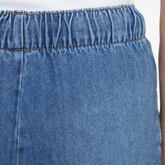 Damen Wide-leg-Jeans mit Elastikbund