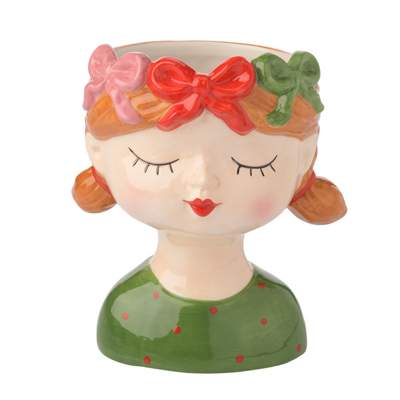 Vazen in de vorm van een vrouw